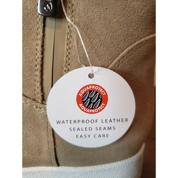 Blondo Womens Haven Waterproof Suede Boots B3496 Sand size 6 M NWT No Box - Picture 9 of 12